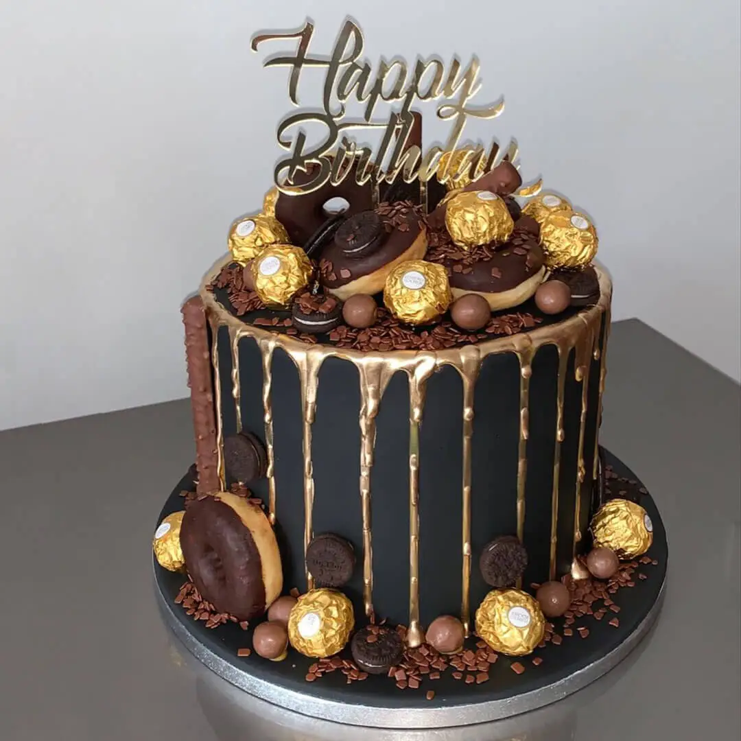 Chocolate Loaded Birthday Cake