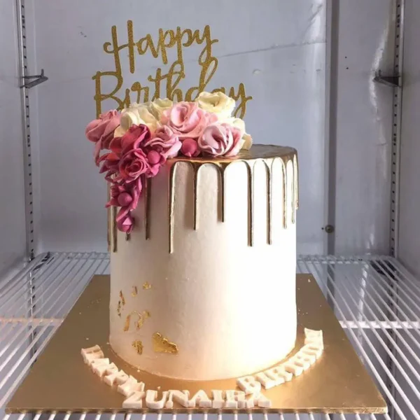 Floral Birthday Cake