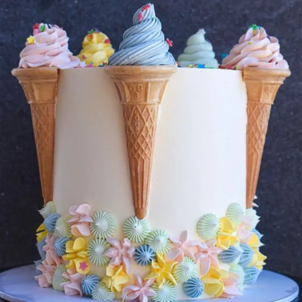 Ice Cream Cone Cake