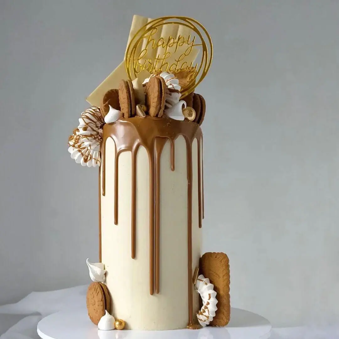 Lotus Biscoff Drip Cake